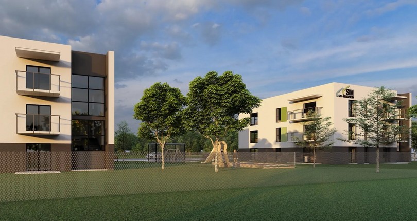 Budowa 2 bud. mieszkalnych wielorodzinnych wraz z niezbędną infrastrukturą techniczną w Pudliszkach