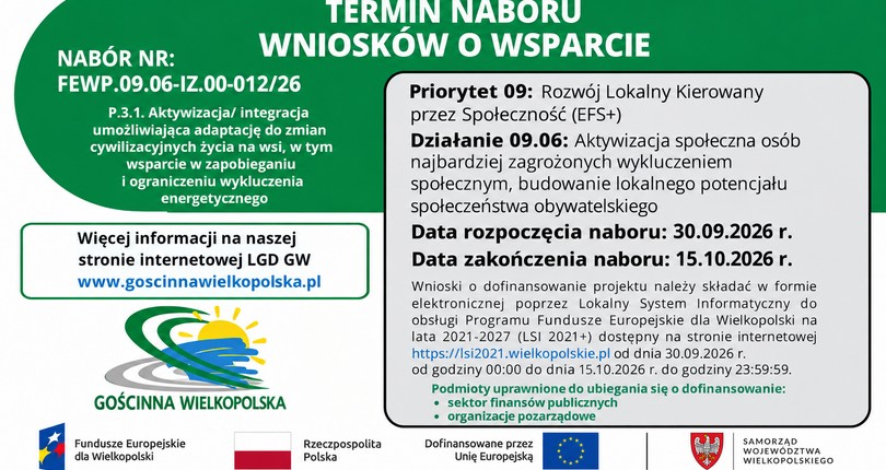 Ruszył nabór wniosków